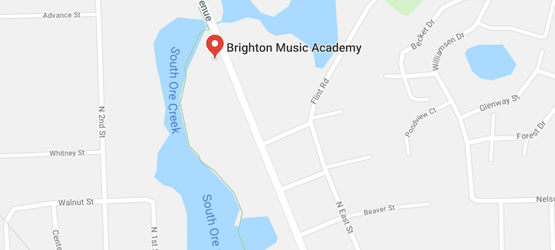 Brighton Music Academy Map